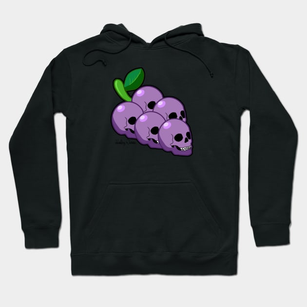 Three Grapes Win Hoodie by Harley Warren